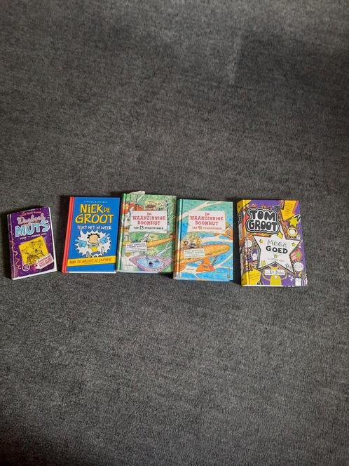 Kinderboeken Set: Tom Groot, Waanzinnige Boomhut, Niek Groot, Boeken, Kinderboeken | Jeugd | onder 10 jaar, Zo goed als nieuw