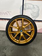 Gouden BMW Velgen met Winterbanden 20 inch, Ophalen, Gebruikt, 275 mm, Banden en Velgen