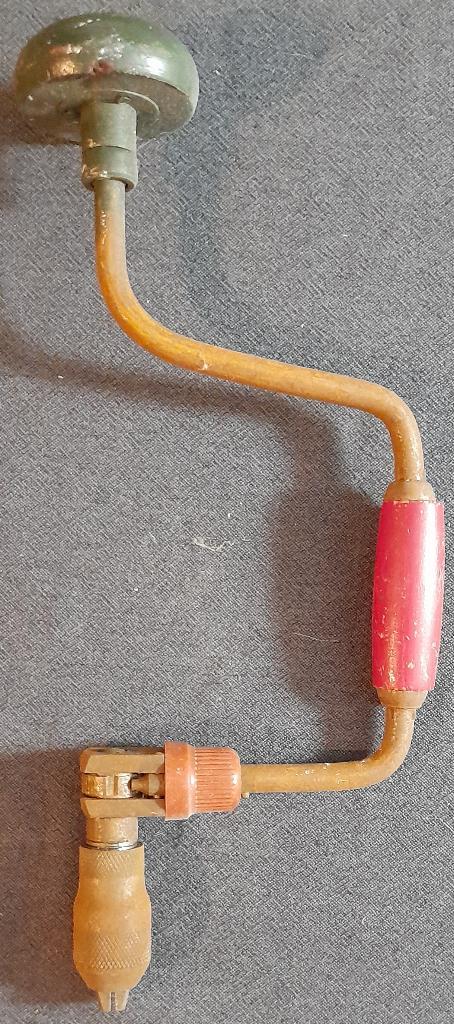 Antieke Handboor 36 cm, Antiek en Kunst, Antiek | Gereedschap en Instrumenten, Ophalen of Verzenden