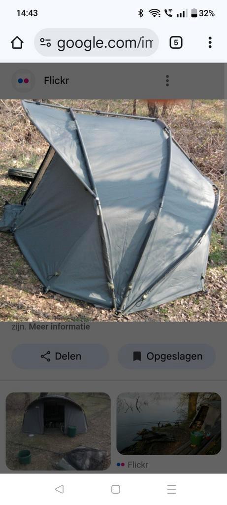 Soul Alcatraz Bivvy + Overwrap (ZGAN), Watersport en Boten, Hengelsport | Karpervissen, Zo goed als nieuw, Overige typen, Ophalen of Verzenden