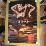 Twee grote posters; Opium Parfum en Aubade Lingerie, Reclamebord, Ophalen of Verzenden, Zo goed als nieuw