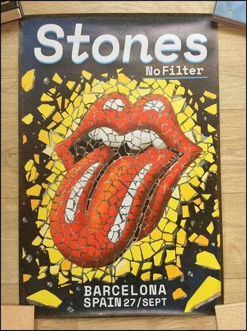 The Rolling Stones Concert Poster Nofilter Canvas Tour beschikbaar voor biedingen