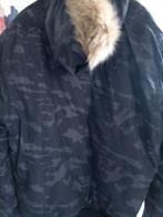 Coolcat jas met capuchon en bontkraag. Maat XL., Kleding | Heren, Jassen | Winter, Zwart, Nieuw, Overige maten, Ophalen of Verzenden