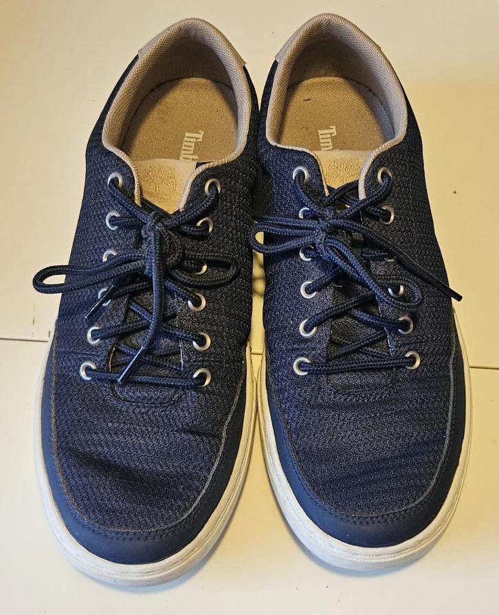 Timberland Adventure 2.0 Blue Knit Oxford Model, Kleding | Heren, Schoenen, Gedragen, Sneakers of Gympen, Blauw, Ophalen of Verzenden