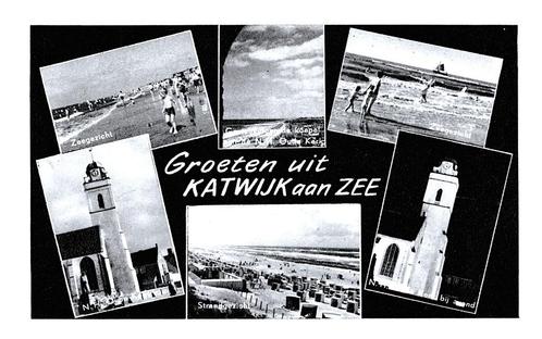 970125 Katwijk aan Zee ZH 1964 Gelopen met postzegel, Verzamelen, Ansichtkaarten | Nederland, Gelopen, Zuid-Holland, 1960 tot 1980