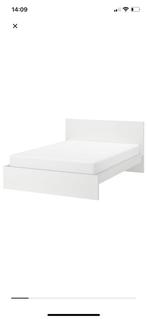Ikea Malm bed 160 x 200, Ophalen, Wit, Tweepersoons, Zo goed als nieuw