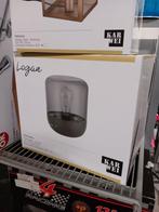 Moderne Tafellamp Logan - Rookglas & Zwart, Huis en Inrichting, Lampen | Vloerlampen, Info@karwei.nl, Karwei, Ophalen of Verzenden