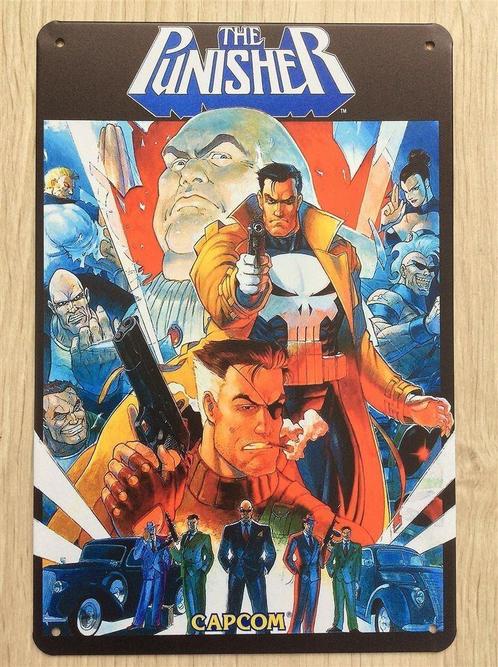 the Punisher Marvel Capcom METALEN arcade Wandbord, Spelcomputers en Games, Games | Overige, Nieuw, 1 speler, Verzenden