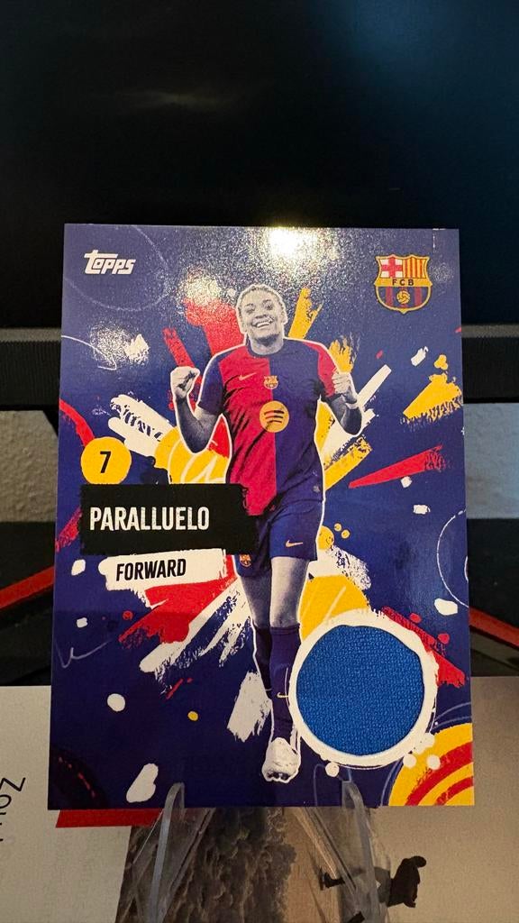 Paralluelo Match Worn Shirt Trading Card, Verzamelen, Sportartikelen en Voetbal, Ophalen of Verzenden, Nieuw, Buitenlandse clubs