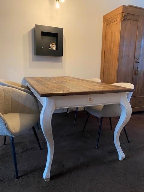 Houten eettafel riviera maison, Huis en Inrichting, Tafels | Eettafels, Gebruikt, 50 tot 100 cm, 150 tot 200 cm, Vijf personen of meer