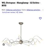 Hanglamp Octopus 12 lichts RVS, Huis en Inrichting, Ophalen, Nieuw, Modern, Metaal