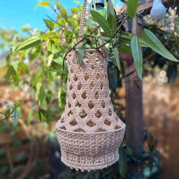 Boho Ibiza gehaakte lampion / kroonluchter  beschikbaar voor biedingen