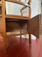 Antieke po stoel, Huis en Inrichting, Stoelen, Ophalen, Gebruikt, Bruin, Eén