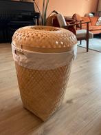 Ikea Saluding wasmand rotan wit groot rond, Ophalen, Zo goed als nieuw, Rond, Riet