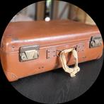 Vulkanfiber reiskoffer VINTAGE!!!, Sieraden, Tassen en Uiterlijk, Koffers, Ophalen of Verzenden, Zo goed als nieuw, Leer