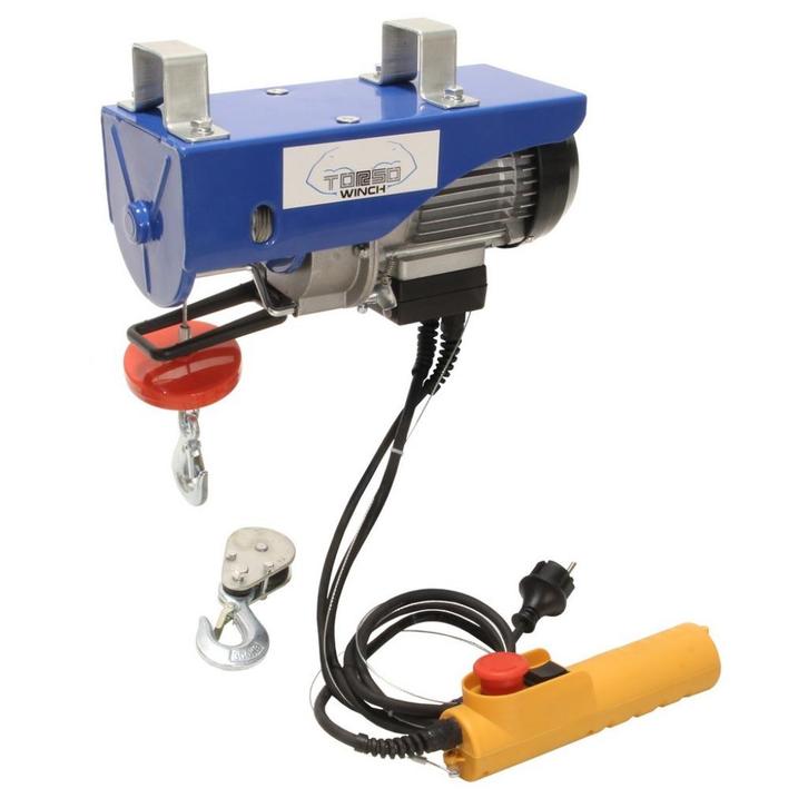 TORSO elektrische takel 100 kg | GRATIS VERZENDING, Doe-het-zelf en Verbouw, Lieren en Takels, Nieuw, Elektrisch, Ophalen of Verzenden
