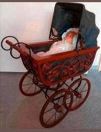 ❇️🌼antiek poppenwagentje met porceleinen pop, Antiek en Kunst, Antiek | Speelgoed, Ophalen