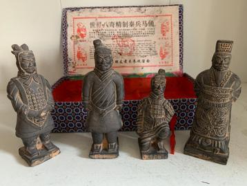 Vintage, in doos Terracotta, Chinese krijgers van keizer Shi beschikbaar voor biedingen