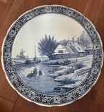 Boch Frères Keramis – met Hollands winterlandschap, Ophalen of Verzenden