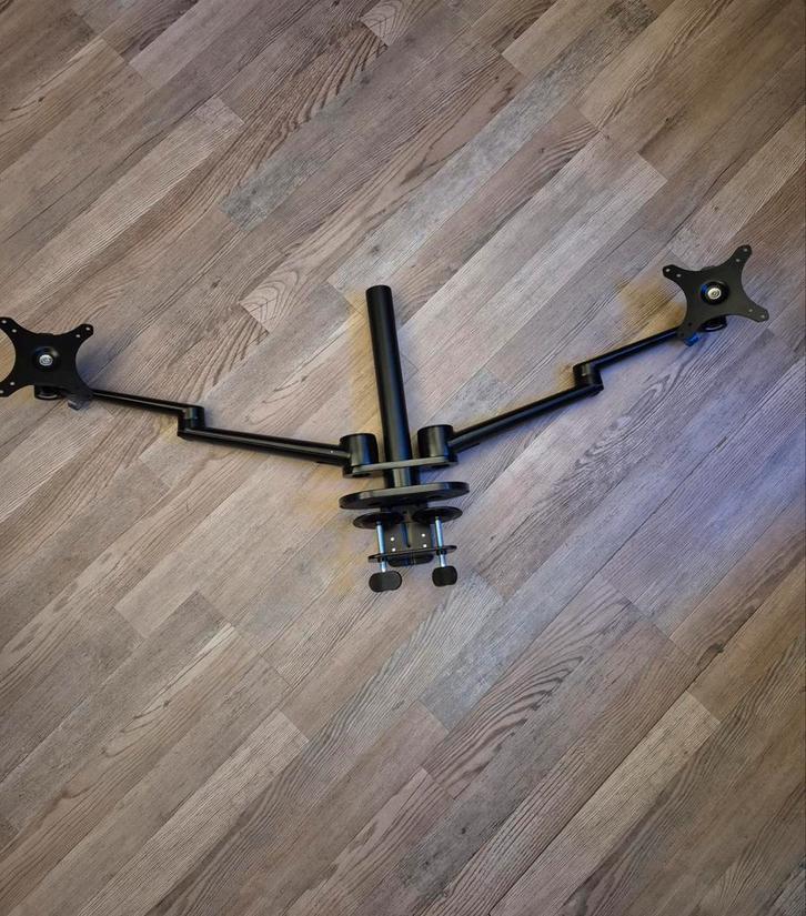 Monitor Arm 2 Schermen, Computers en Software, Monitoren, Zo goed als nieuw, In hoogte verstelbaar, Ophalen