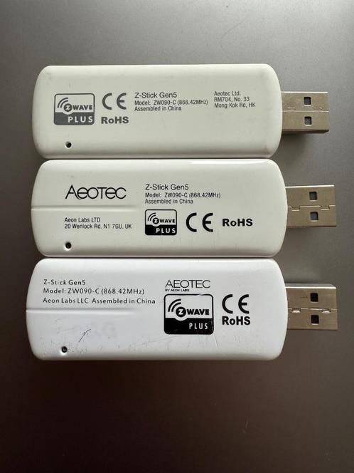 Aeotect Zwave stick Z-stick Gen5 868.42 MHz., Hobby en Vrije tijd, Elektronica-componenten, Gebruikt, Ophalen of Verzenden