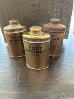 WW2 Engels voetpoeder blikje 1940, Ophalen of Verzenden, Brons