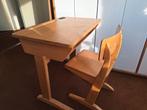 vintage kinderbureau en stoel, Ophalen