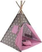 Tipi speeltent grijs met sterren, Ophalen, Zo goed als nieuw