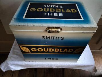 Prachtig winkelblik van Smith's Goudblad thee uit Groningen  beschikbaar voor biedingen