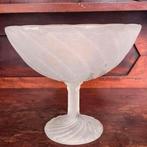 Elegante grote coupe van matglas, Ophalen of Verzenden