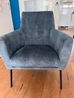 Woonexpress Fauteuil Cadzand, Fauteuil petrol, Huis en Inrichting, Fauteuils, Ophalen, Zo goed als nieuw, 75 tot 100 cm, Stof