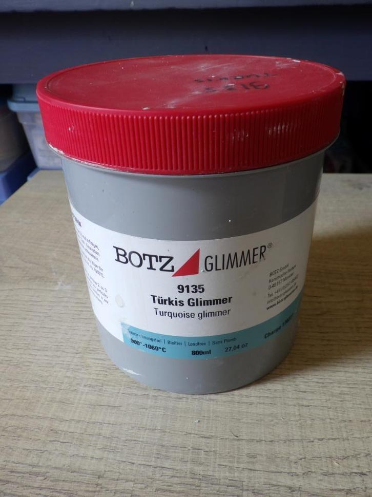 Botz Glimmer keramiek glazuur, Hobby en Vrije tijd, Pottenbakken, Ophalen