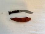 Vintage Kukri mes met lederen schede, Antiek en Kunst, Ophalen of Verzenden