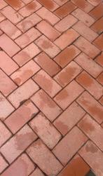 1510.7 m2 Hard gebakken klinkers / penteklinker rood bruin, Ophalen, Gebruikt, Keramiek, Klinkers