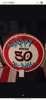 Verkeersbord 50 verjaardag  50 jaar Abraham, Eén persoon