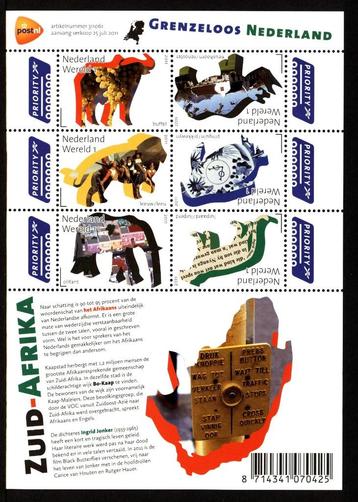 Ned. NVPH V2844b-2849b Grenzeloos Ned - Zuid Afrika (b) 2011 beschikbaar voor biedingen