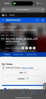 1X BIG TIME RUSH GOLDEN CIRCLE TICKET, Tickets en Kaartjes, Concerten | Pop, Eén persoon, December
