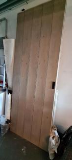 2 Steigerhouten kastdeuren. Geschaafd circa 89,5 x 252 cm ps, Huis en Inrichting, Kasten | Kledingkasten, Ophalen, Deuren, 200 cm of meer