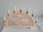 Kaarsjesboog Kerstman 7 lichtjes op bat terijen, Ophalen of Verzenden, Nieuw