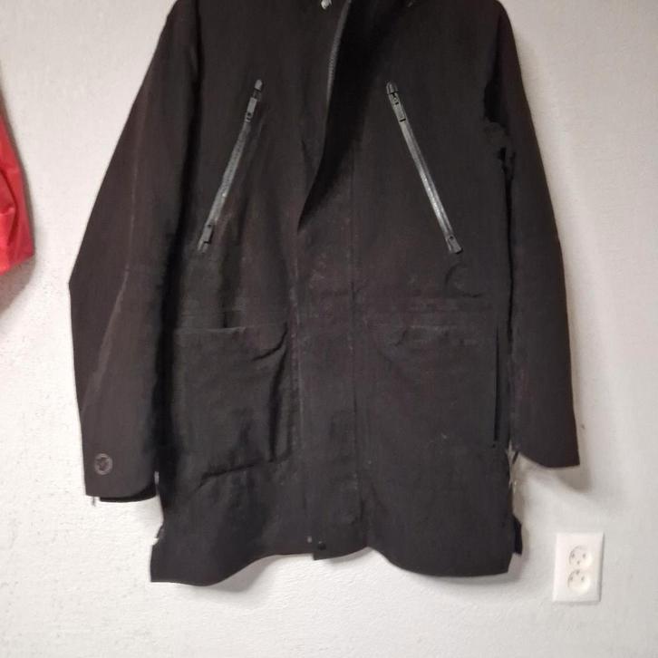 Distriks multifunctionele jas Maat l, Kleding | Heren, Jassen | Winter, Zo goed als nieuw, Maat 52/54 (L), Zwart, Verzenden