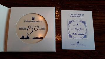 Holland America Line - 150 years  (Goedewaagen tegel)