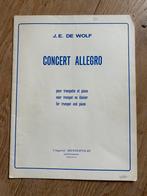 Concert Allegro - Trompet en Piano, Ophalen, Klassiek, Zo goed als nieuw, Artiest of Componist