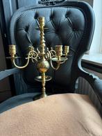 Koperen-messing 5 armige kandelaar-kaarsenstandaard, Antiek en Kunst, Ophalen of Verzenden, Koper of Brons