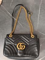 Gucci Marmont echt leder en serienummer, Ophalen of Verzenden, Zo goed als nieuw, Zwart