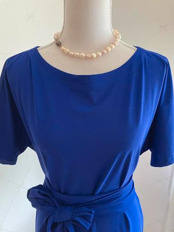 LaDress Royal Blue jurk mtS. 36/38 korte aangeknipte mouw. beschikbaar voor biedingen