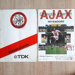 Ajax persbulletin & programmablad Ajax-Feyenoord uit 1989-90, Boek of Tijdschrift, Gebruikt, Ajax, Verzenden