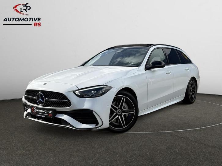 Mercedes-Benz C-klasse Estate 180 AMG Line|Pano Trekhaak Cru, Auto's, Mercedes-Benz, Bedrijf, Te koop, C-Klasse, ABS, Achteruitrijcamera