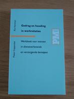 Boek: GEDRAG EN HOUDING IN WERKRELATIES (nieuw), Ophalen of Verzenden, Nieuw