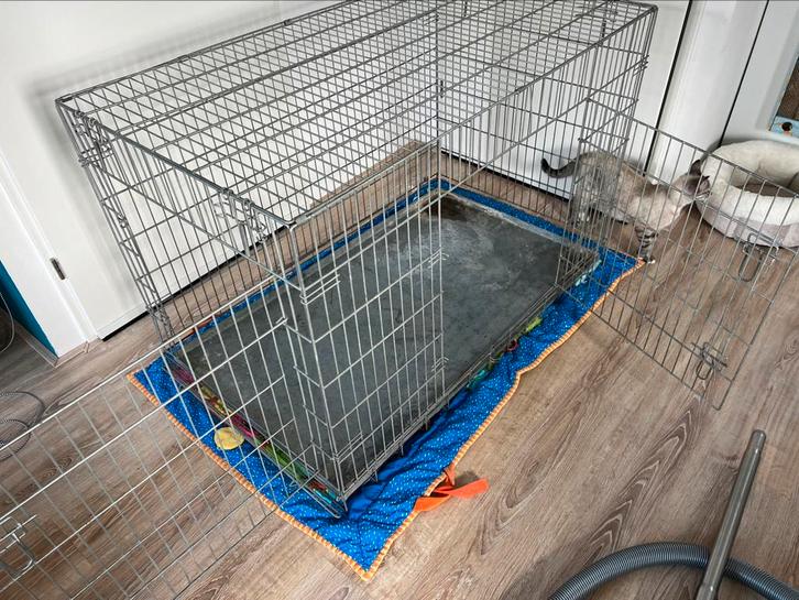 Giga grote bench Maat XXL: 120 x 73 x 82 cm, Dieren en Toebehoren, Hondenbenches, Gebruikt, Ophalen