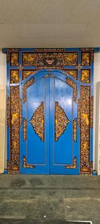 Teakhouten Balinese poort, Ophalen of Verzenden